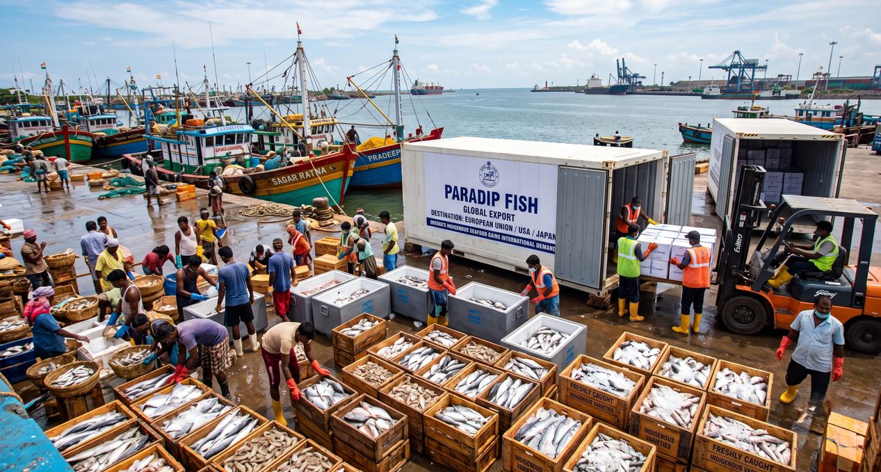 Paradip Fish Finds Global Buyers as Odisha&rsquo;s Indigenous Seafood Gains International Demand